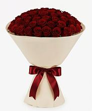 Букет 101 Бордовая роза Блэк Бакарра в Тамбовке