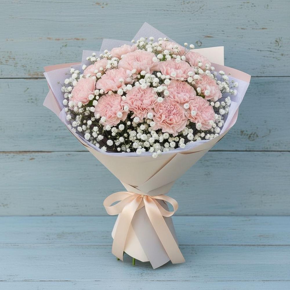 Букет цветов из: Гвоздики в Тамбовке