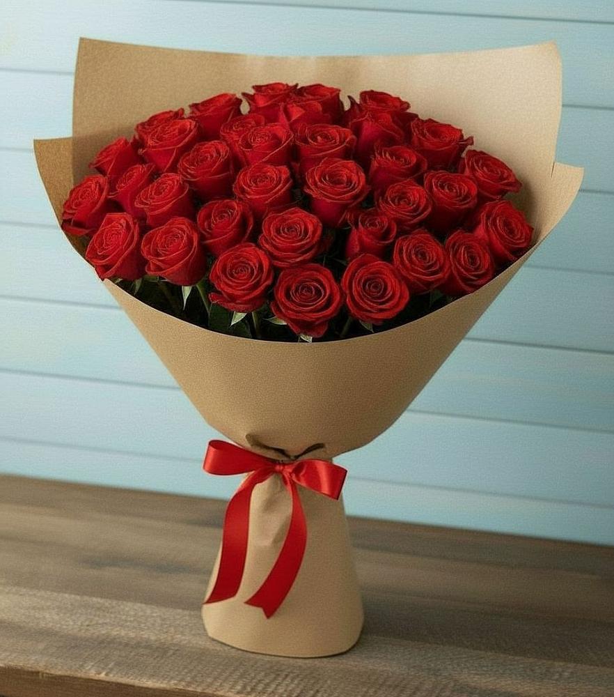 Букет Красные розы Милано в Тамбовке