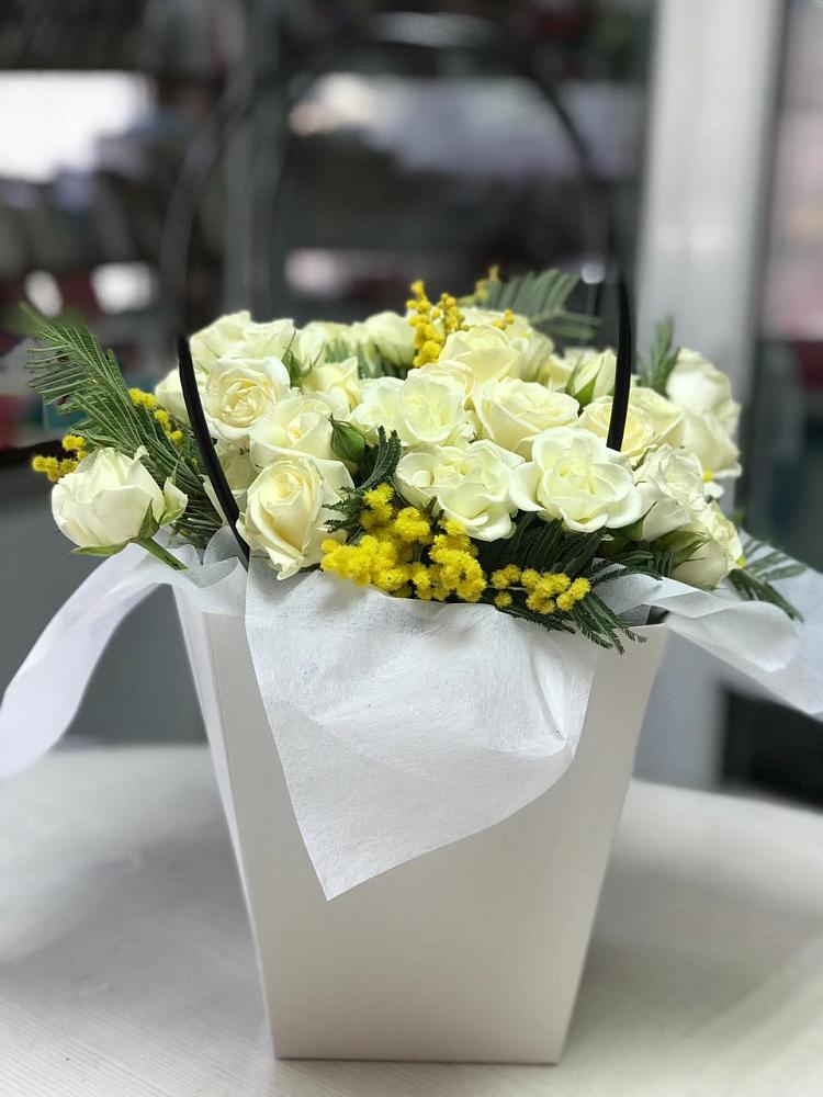 Цветочная композиция из Розы  в Тамбовке