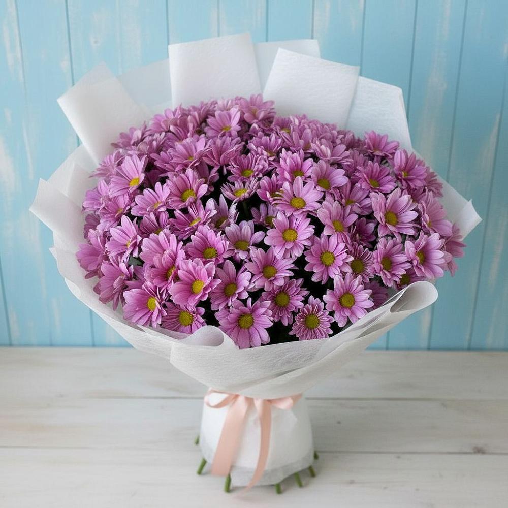 Букет цветов из: Хризантемы в Тамбовке
