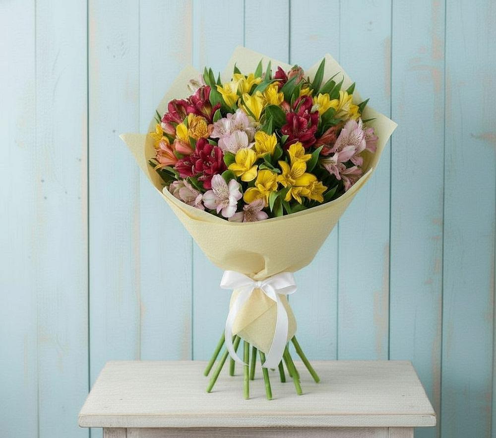 Букет цветов из: Альстромерии в Тамбовке