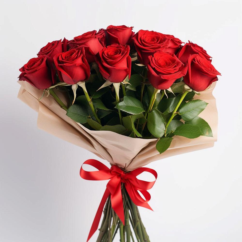 Букет 11 Красных роз Эдлесс Лав в Тамбовке